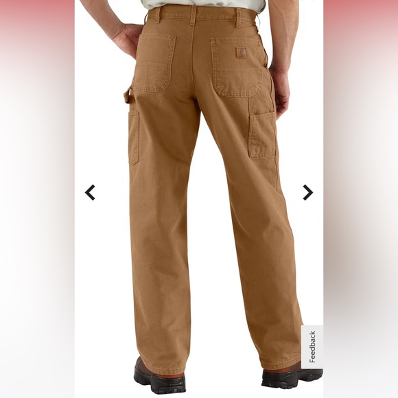*NWT* Carhartt Loose Fit Washed Duck Utility Work Jeans / Pants - Picture 3 of 9